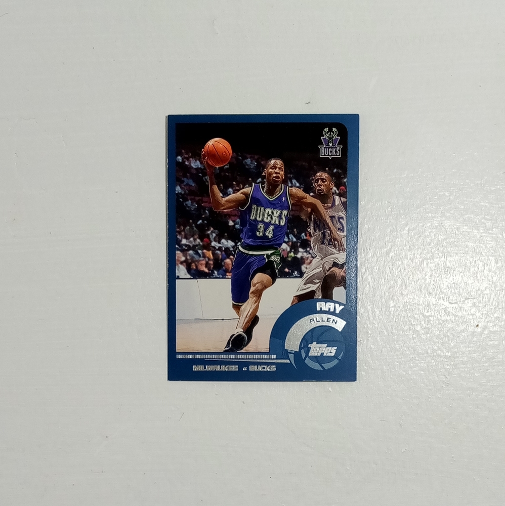 2002 Topps ray allen - Picture 2 of 3